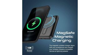 10000mAh MagSafe Wireless PowerBank with 20W USB-C PD,