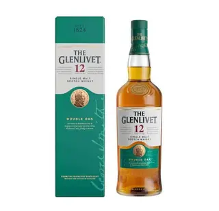 Glenlivet 12 Double Oak Single Malt Scotch Whisky, 750ml