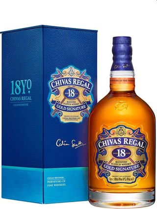 Chivas Regal Gold Signature 18 Years Blended Scotch Whisky, 750ml