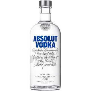 ABSOLUTE Vodka 40% ALC, 750ml