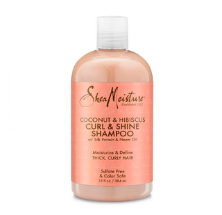 Shea Moisture Coconut & Hibiscus Curel & Shine Shampoo 384Ml