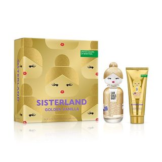 Estuche Benetton Sisterland Golden Vainilla Vapo + Body