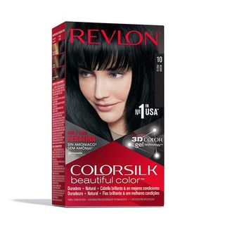 COLOR SILK Tinte Permanente Sin Amoniaco Negro 10