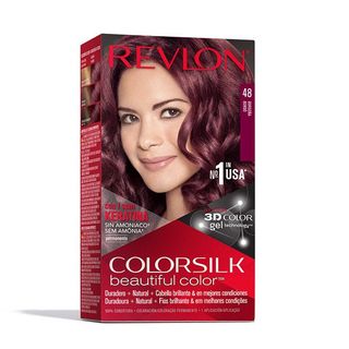 COLOR SILK Tinte Permanente Sin Amoniaco Borgoña 48