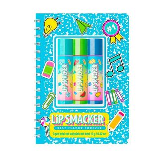 LIP SMACKER back to school note book trio balzam za usne plavi