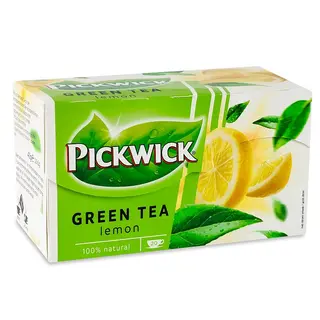 Чай зелений  Pickwick з лемонграсом та цедрою лимона 20х2г