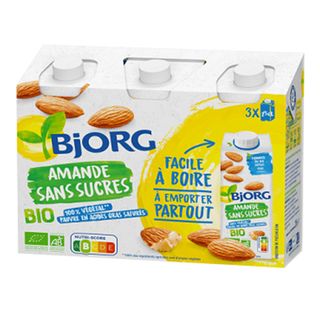 Boisson Lait Amande Sans Sucres Bio 3x251ml Bjorg