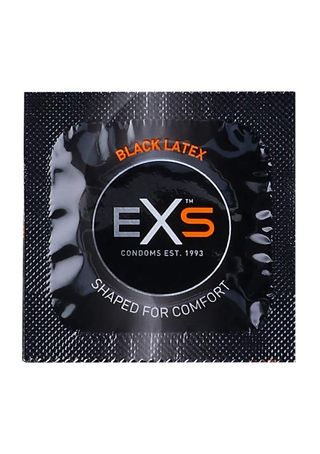 Презервативи EXS Black Latex - 5 бр.