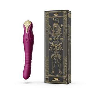 Вибратор Пулсатор King с кристал Swarovski Velvet Purple