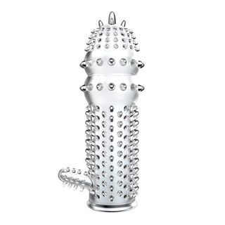 Пенис удължител с клитор стимулатор