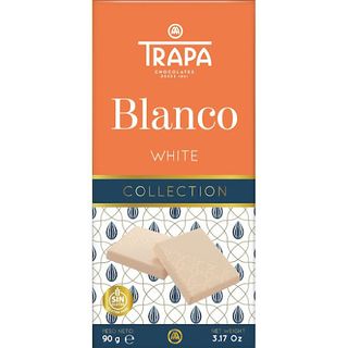 Tablette de chocolat blanc 90g - TRAPA