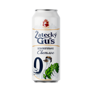 Пиво Zatecky Gus №0 безалк светлое 0,43л