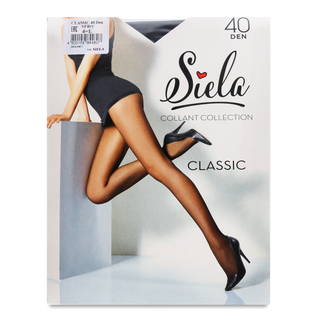 Колготки жіночі Siela Classic 40 nero р. 4 шт
