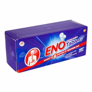 Eno Lemon Calcium Antacid Tablets, 100 Count