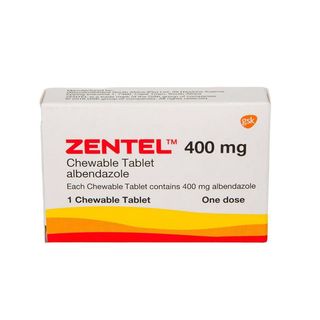 Zentel Albendazole Chewable Tablet 400mg