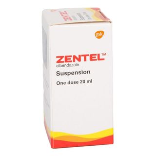 Zentel Albendazole Suspension, 20ml