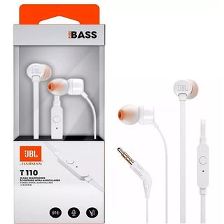 Ecouteurs filaires intra-auriculaires JBL Tune 160 Blanc