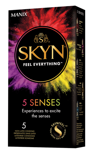 SKYN 5 Senses x5 (sans latex)