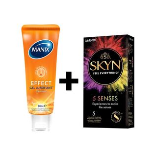PACK SKYN 5 SENSES + 1 GEL EFFECT 80ML