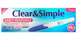 CLEAR & SIMPLE EARLY RESPONSE PREGNANY TEST 1 TEST