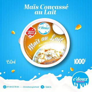 Mais concassé au lait