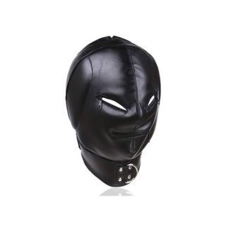 Cagoule Thicker Ear Simili noir