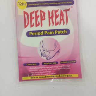 Deep Heat Period Pain Patch, 12hr
