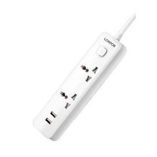 Lontor White Extension Power Socket