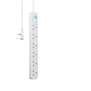 Ellington 6-Way Surge Extension, White