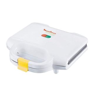 Moulinex White Sandwich & Waffle Maker, 700W