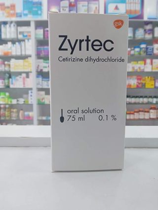 Zyrtec Cetirizine Dihydrochloride Solution, 75ml
