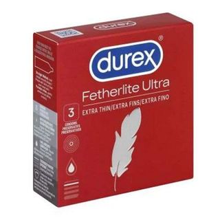 Durex Fetherlite Ultra Extra-Thin Condoms, 3 Pieces