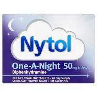 Nytol One-A-Night Diphenhydramine Tablets, 20 Count