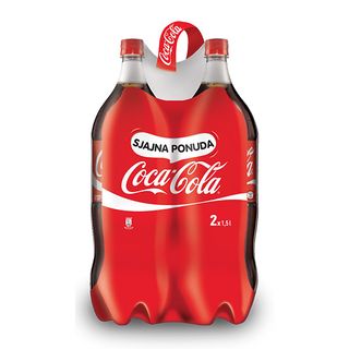 Coca Cola 2X1.5L Duopac