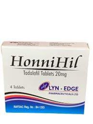 Honnihill Lyn-Edge Tadalafil Tablets 20Mg, 4 Tablets