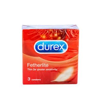 DUREX FETHERLITE *3 CONDOMS