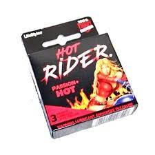 Rough Rider H/Passion Lubricated Condoms, 3 Pieces