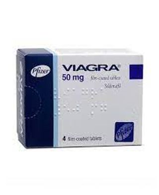 Pfizer Viagra Tablets 50mg, 4x4 Pack