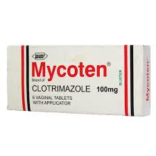 Mycoten Clotrimazole Vaginal Tablets, 6 Pack