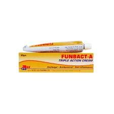 Funbact A Triple Action Cream, 25G