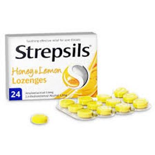 Strepsils Honey Lemon Lozenges, 24 Sachets