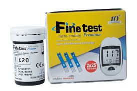 Fine Test Auto-Coding Premium Test Strips, 25 Pieces