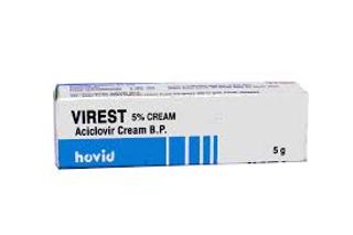 Hovid VIREST Aciclovir Cream, 5g