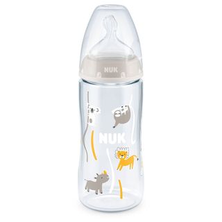 Nuk flašica plastična 300ml 6-18m sa indikatorom,A045502