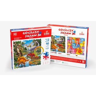 UnikPlay šašave puzzle Dino - krupni el.,A077496