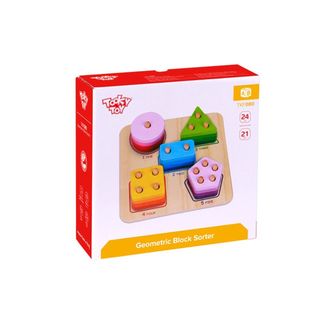 Tooky toy geometrijska slagalica - 5 oblika,A058541