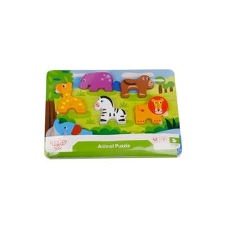 Tooky toy drvena puzzla umetaljka-divlje životinje,A058575