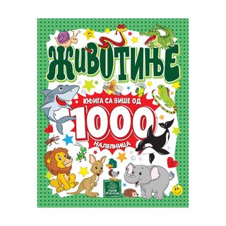 Životinje - knjiga sa više od 1000 nalepnica,A035733