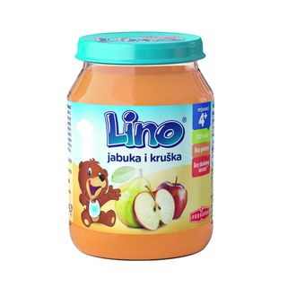 Lino kašica jabuka i kruška 190g ,A000554