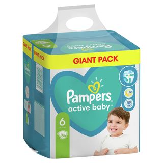 Pampers pelene active baby GP 6 ex.large15kg+56kom ,A002864